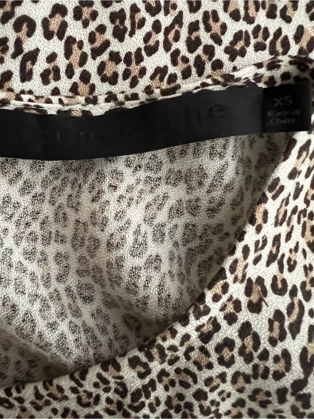 Jenni Kayne T-Shirt, Mini Shift Dress Leopard Print Viscose - Picture 6 of 6